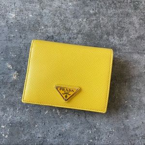 Prada Small Saffiano Leather Wallet